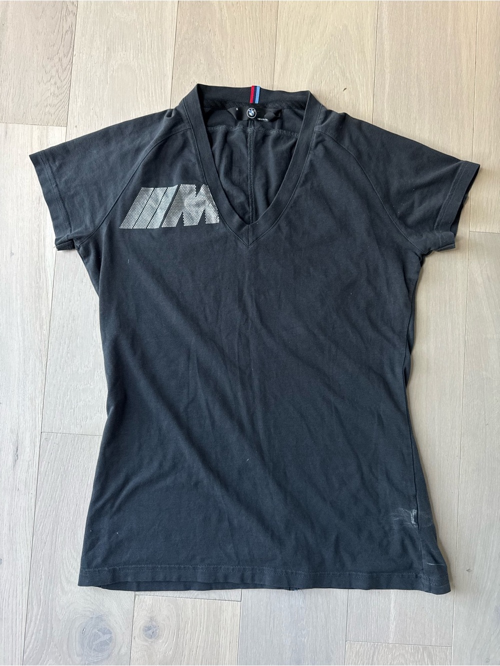 BMW grey vneck tee
